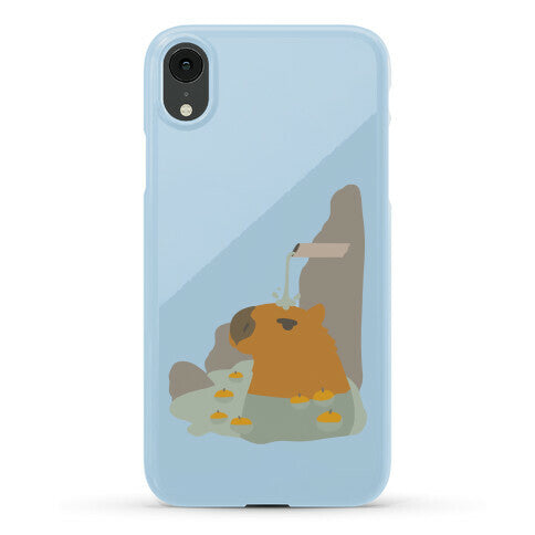 Capybara Hot Spring Phone Case